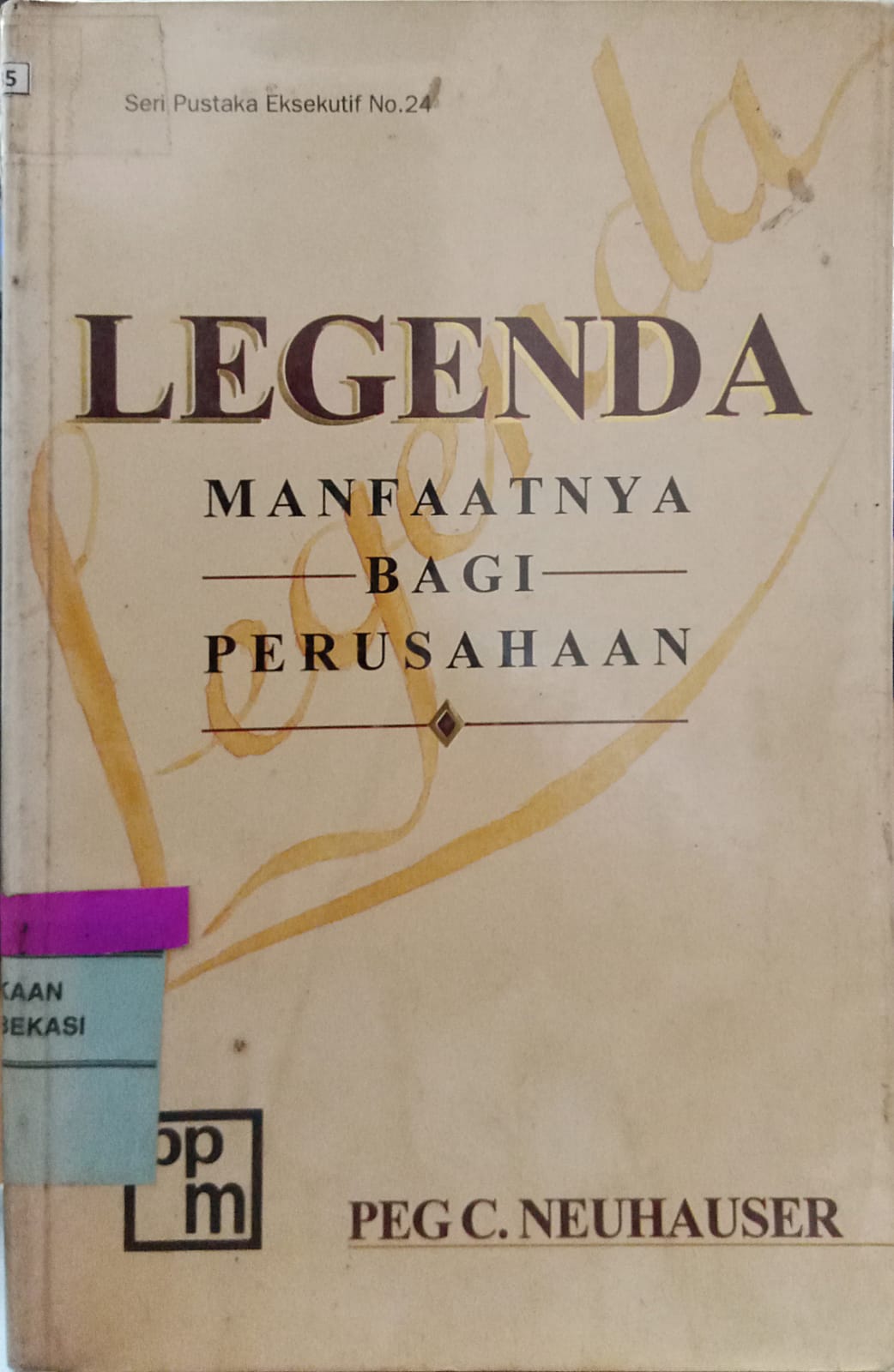 Sampul Legenda Manfaatnya Bagi Perusahaan / Neuhauser