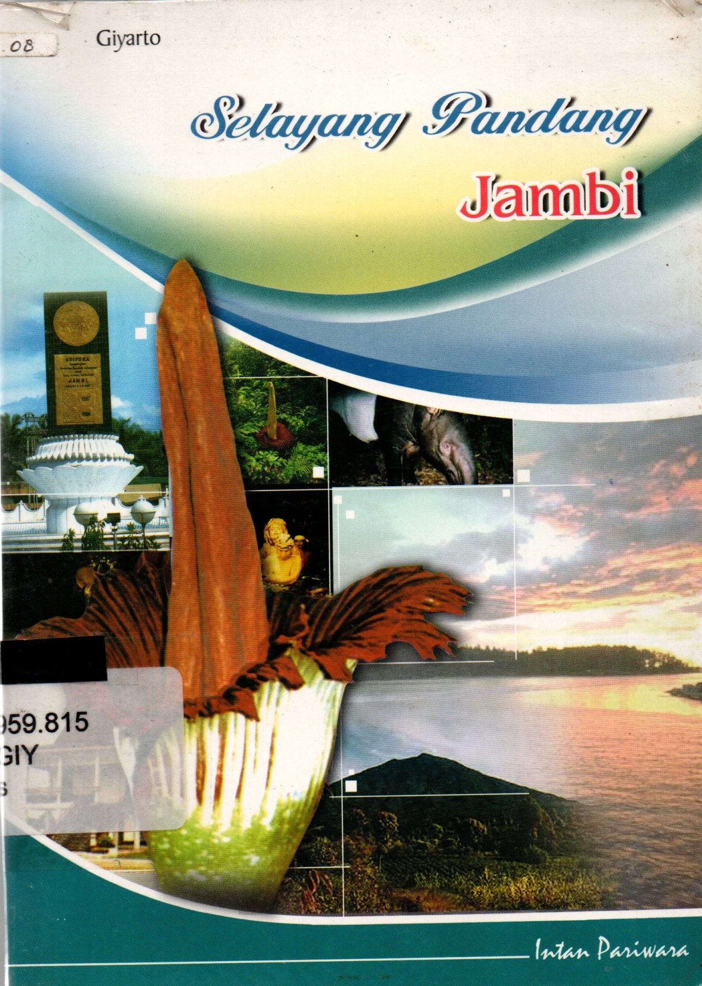 Cover Selayang Pandang Jambi / Giyarto