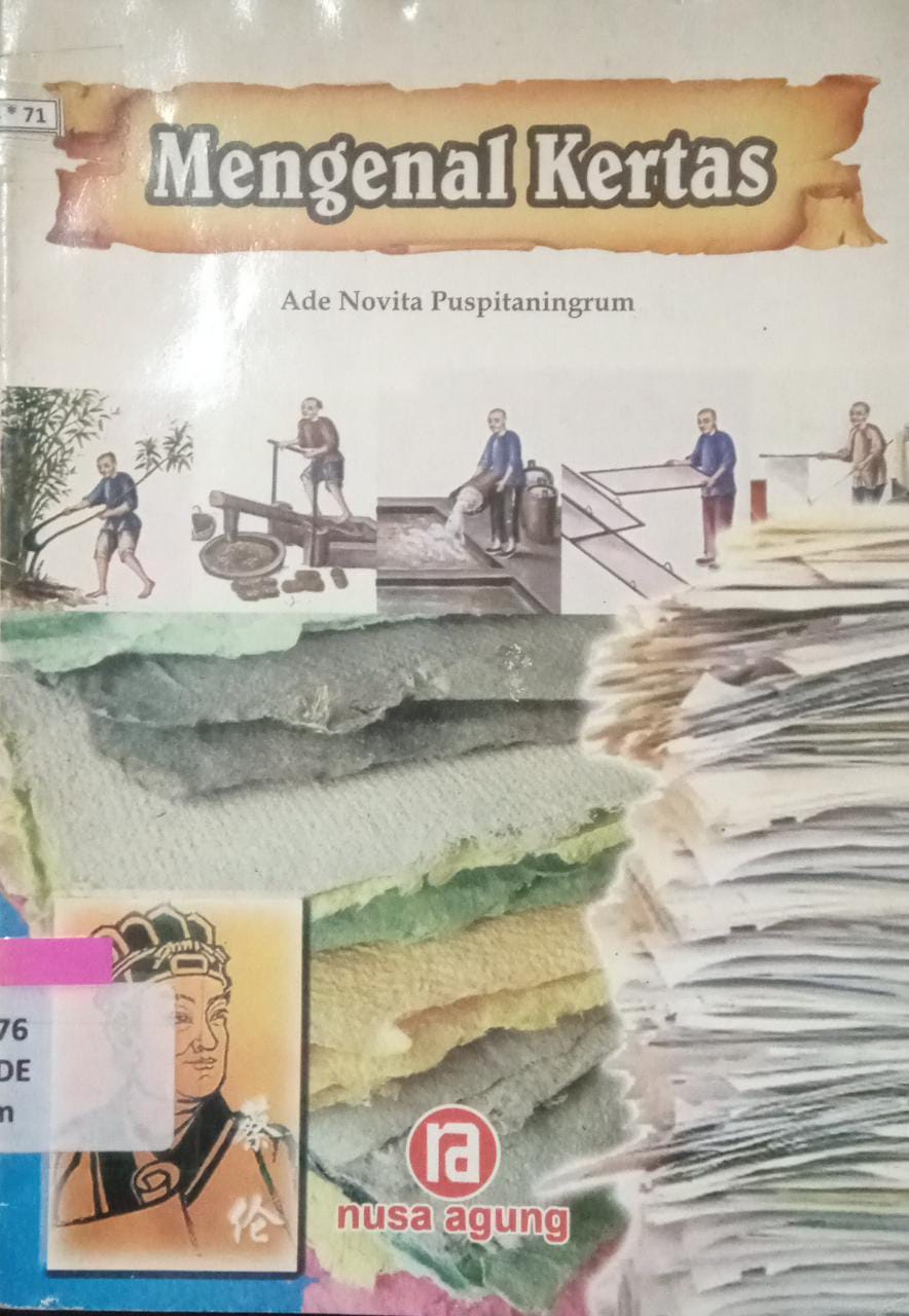 Sampul Mengenal kertas / Ade Novita