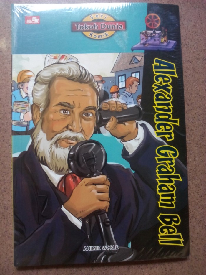 Sampul Alexander Graham Bell; Seri Komik Tokoh Dunia / Animik World
