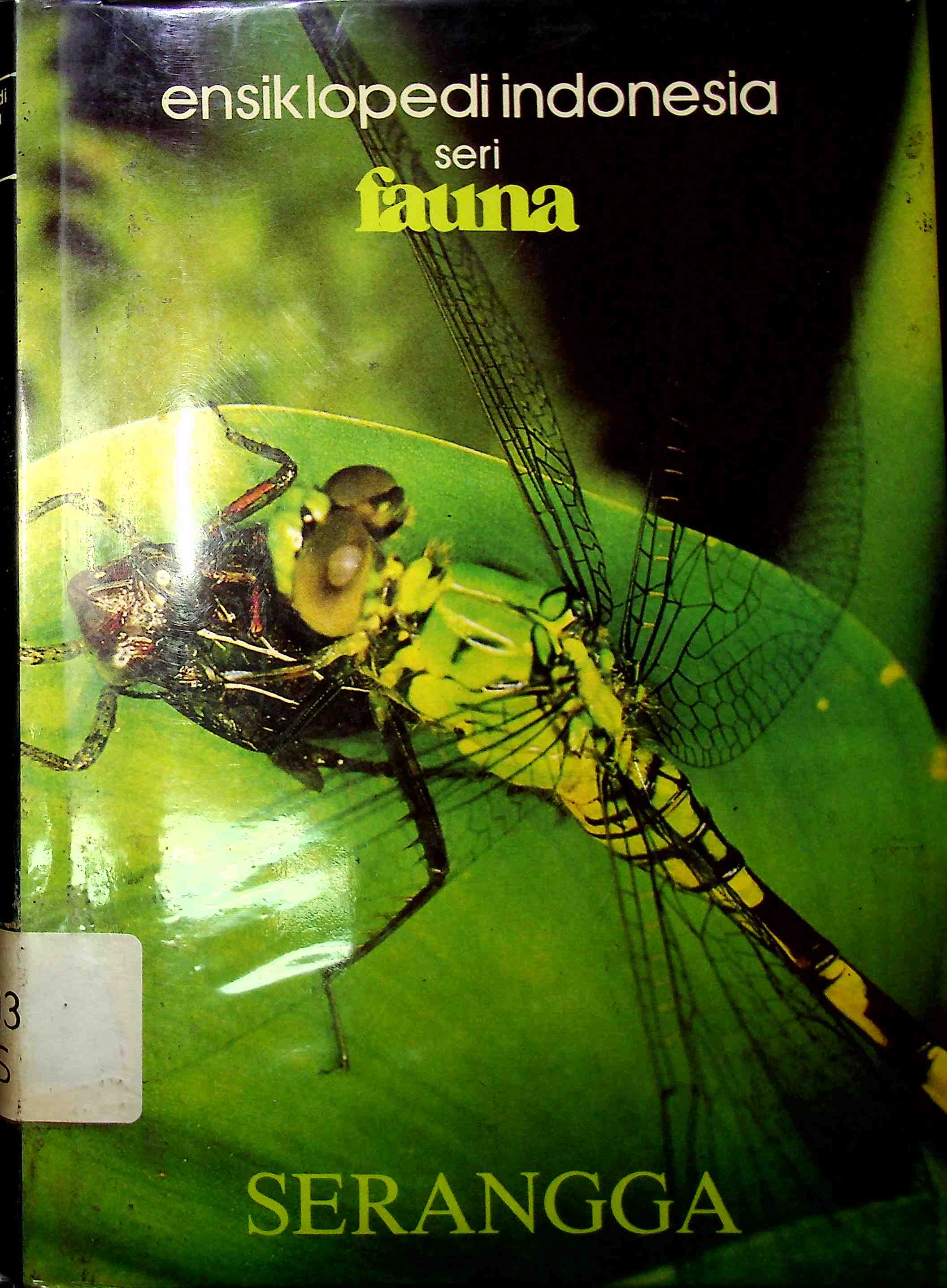 Sampul Ensiklopedi Indonesia Seri Fauna Serangga / Redaksi Ensiklopedi Indonesia