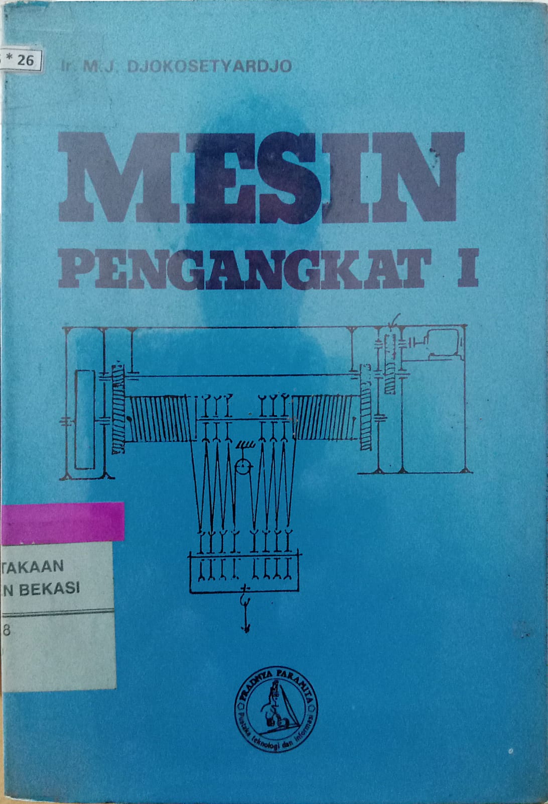 Sampul Mesin pengangkat I / M.J. Djokosetyardjo