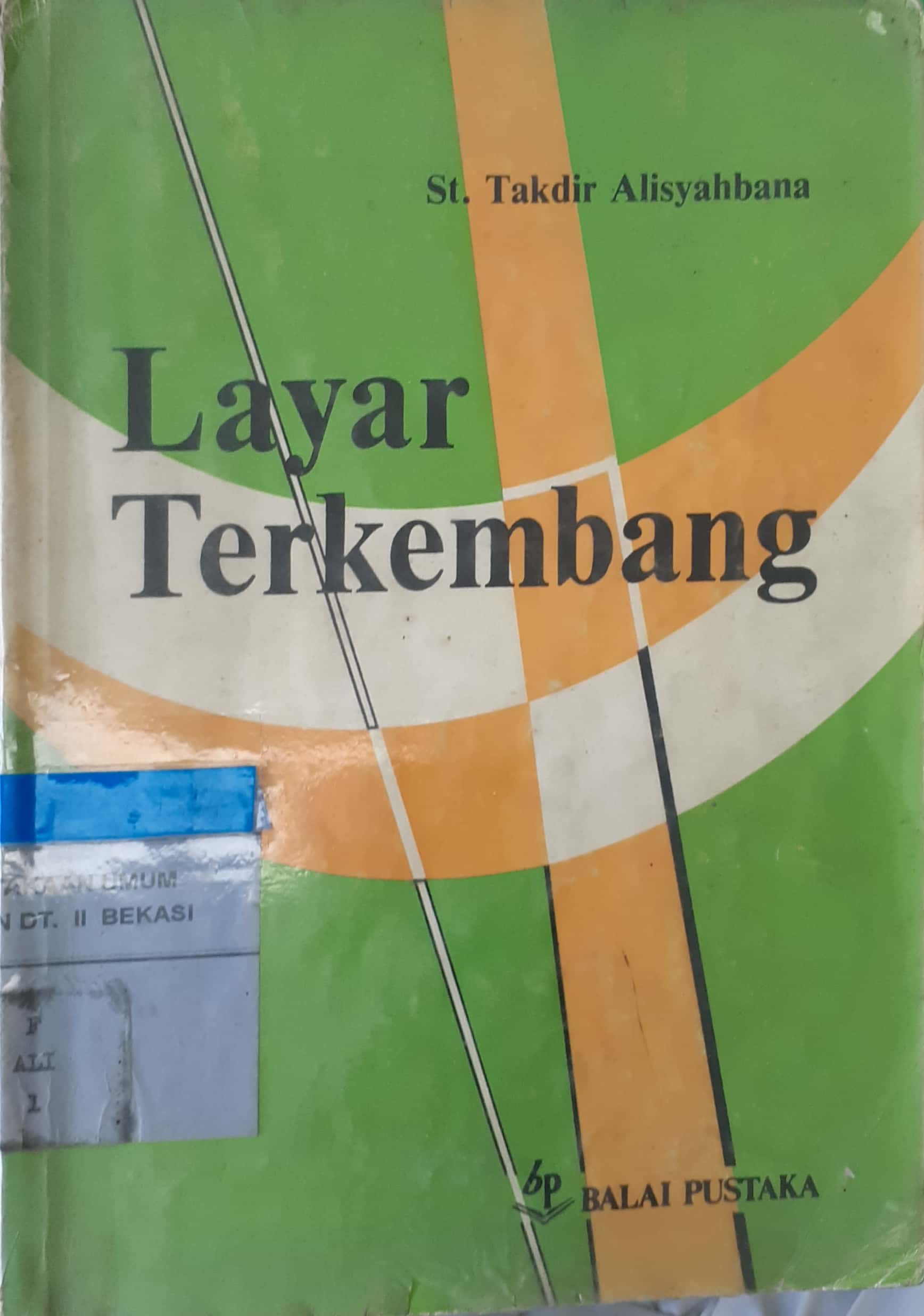 Sampul Layar terkembang / Sutan Takdir Alisjahbana