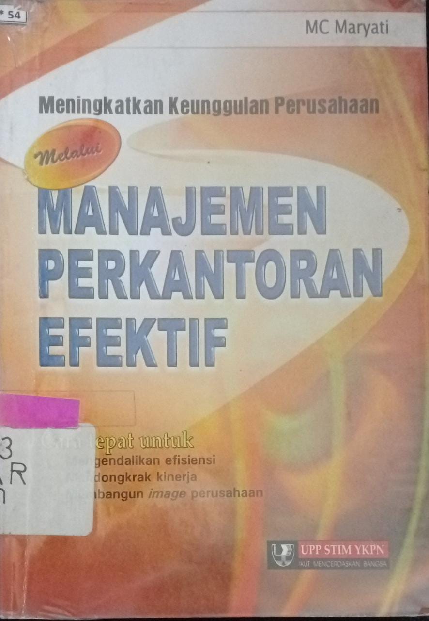 Sampul Manajemen Perkantoran Efektif / Maryati