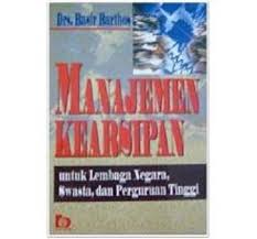 Sampul Manajemen kearsipan / Basir Barthos