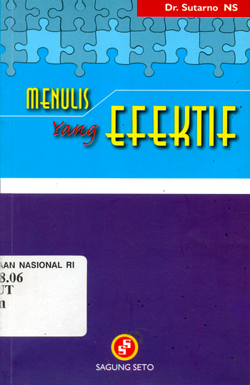 Sampul Menulis yang efektif / Sutarno NS.