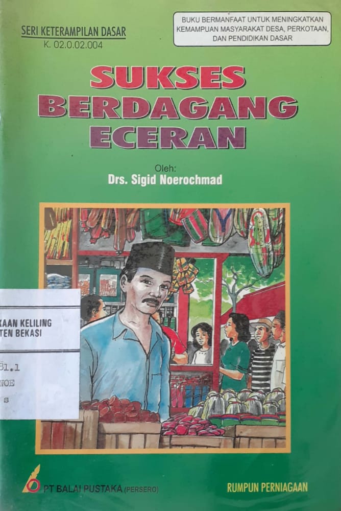 Sampul Sukses berdagang eceran / Sigid Noerochmad