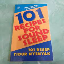 Sampul 101 recipes for sund sleep :  101 resep tidur nyenyak / Mariane kohler