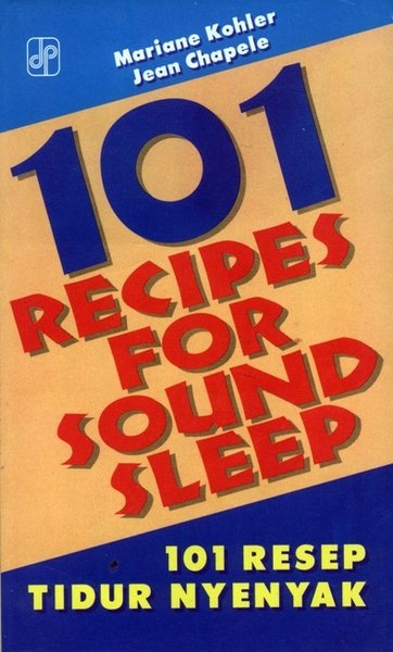 Sampul 101 Resep tidur nyenyak / Mariane kohler