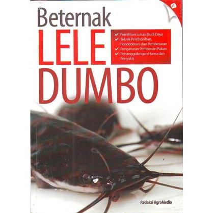 Sampul Berternak lele dumbo / Redaksi agro media