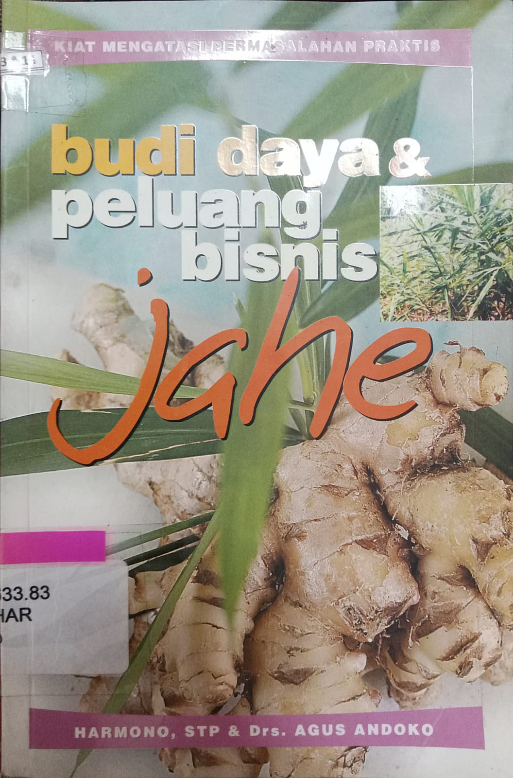 Sampul Budi daya dan peluang bisnis jane / Harmono, Agus Andoko ; penyunting, Mulyono
