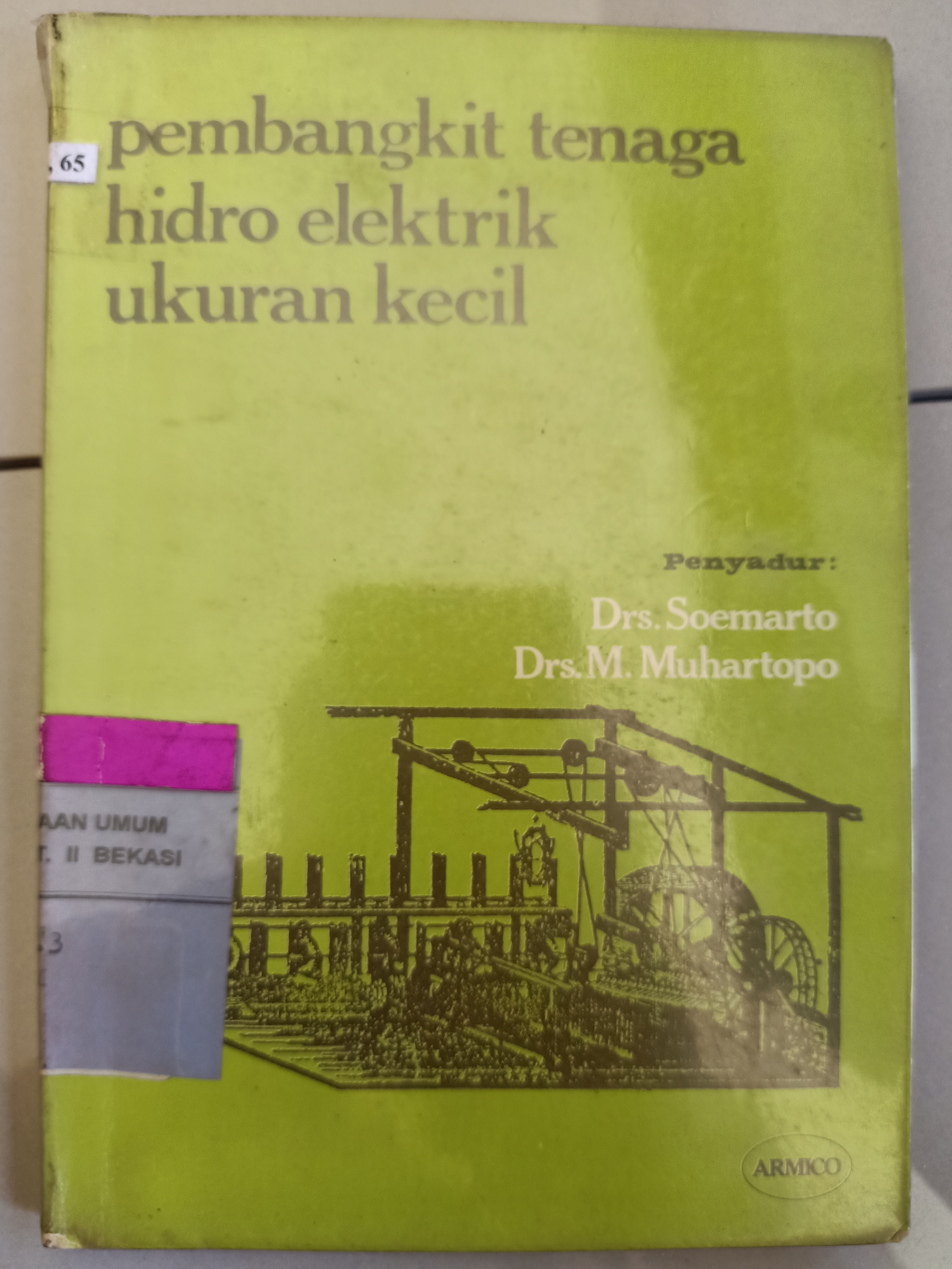 Sampul Pembangkit tenaga hidro elektrik ukuran kecil / Soemarto