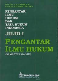 Cover Pengantar Ilmu Hukum dan Tata Hukum di Indonesia / C.S.T. Kansil