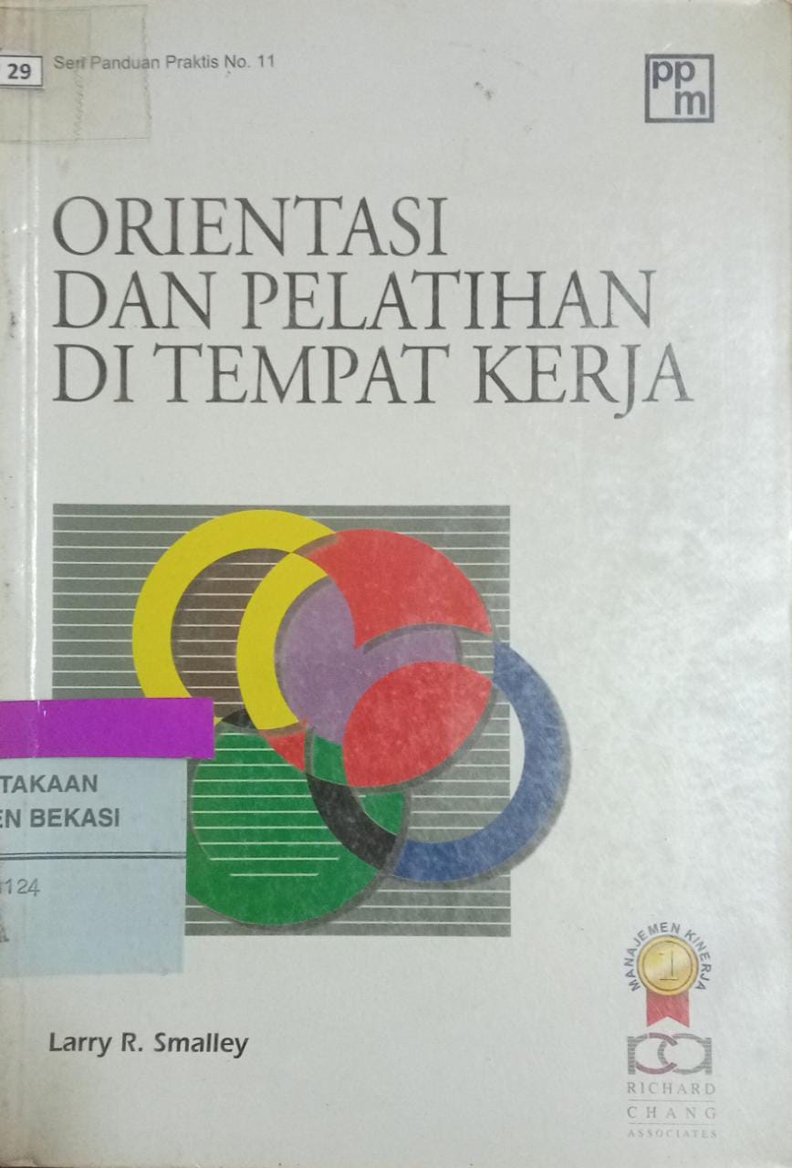 Sampul Orientasi dan pelatihan di tempat kerja / Larry. Smalley