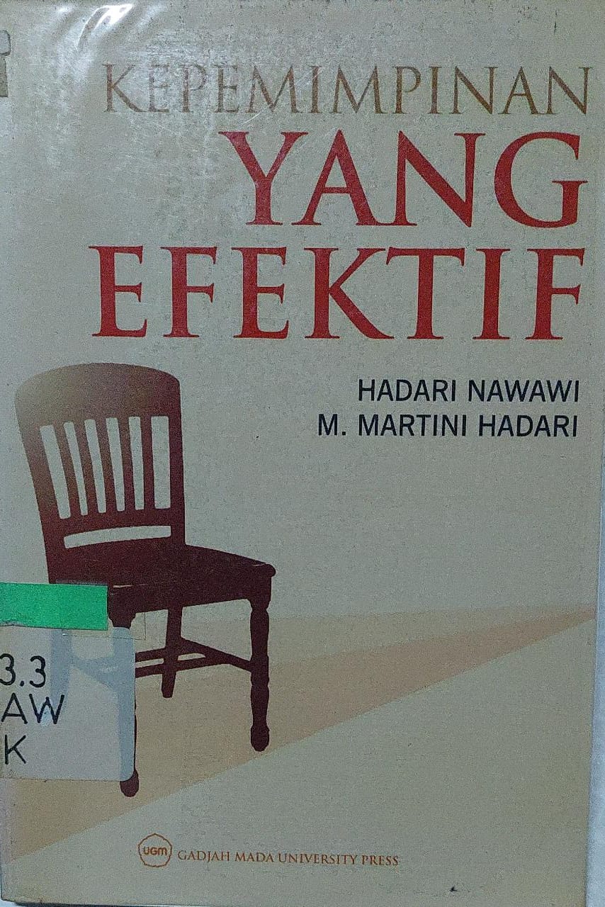 Sampul Kepemimpinan yang Efektif / Hadari Nawawi